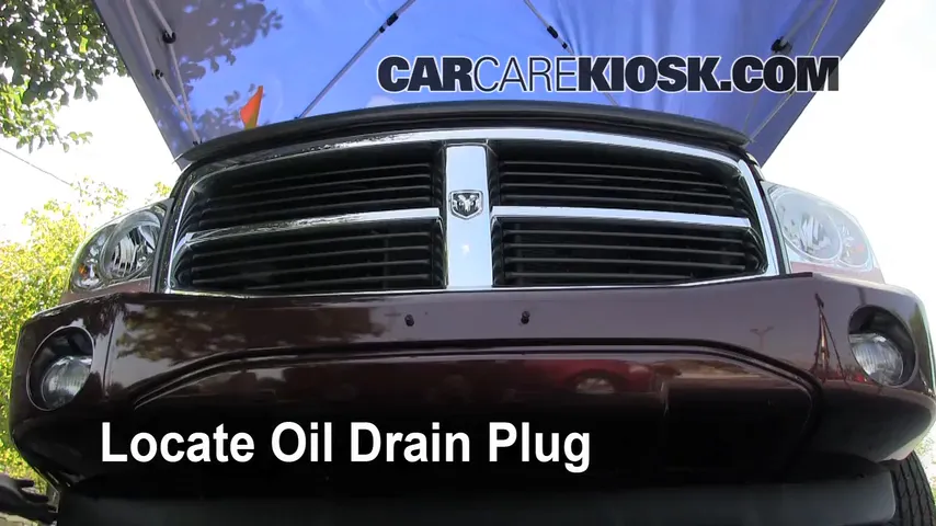 2004 Dodge Durango SLT 5.7L V8 Oil Change Oil and Oil Filter